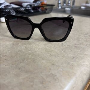 Prada Black Cat-Eye Sunglasses